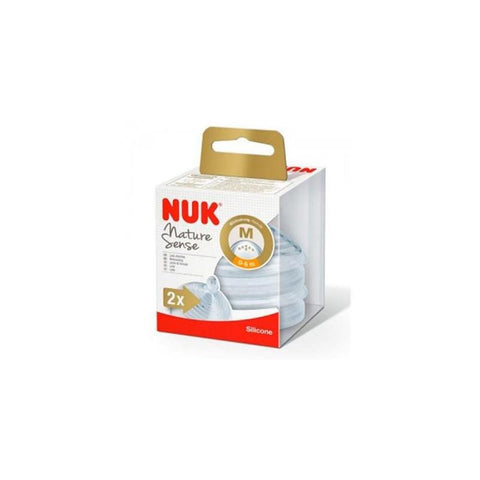 Silicone Nuk Anti-Colic Nature Sense 1M baby nipples by Jag Couture London New York, designed for gentle feeding.