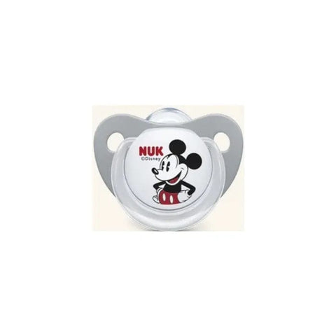 Jag Couture London Mickey silicone soother T3 with a plush Mickey Mouse design, suitable for infants and toddlers.