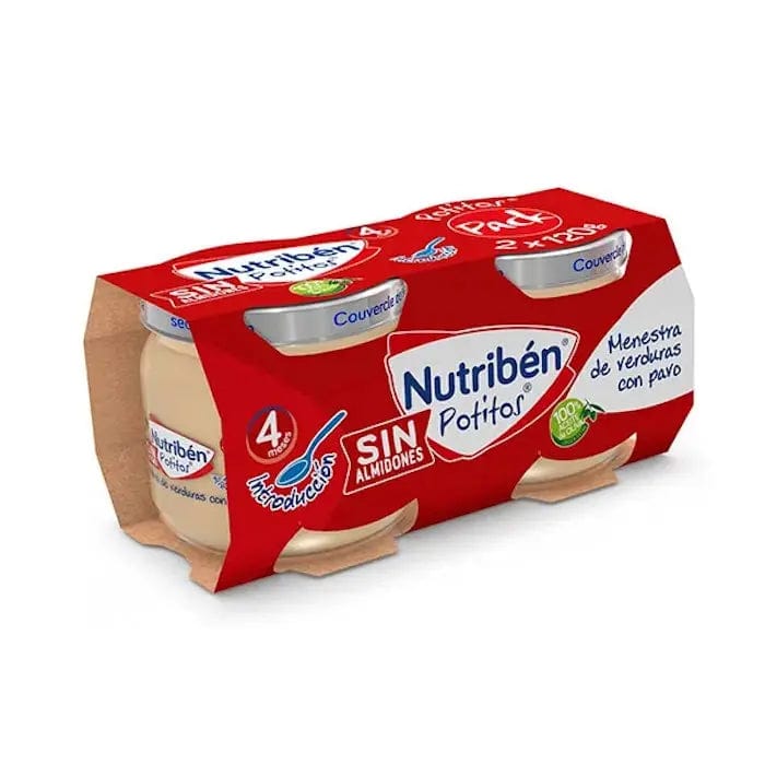 Jag Couture London - New York Nutriben Bipack Introduction Vegetables with Turkey 120g