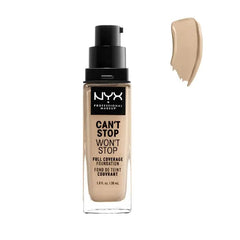 Jag Couture London - New York Nyx Can´t Stop Won´t Stop Full Coverage Foundation Nude 30ml