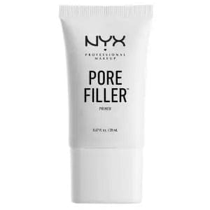 Mini 8ml Nyx Pore Filler Primer by Jag Couture London, showing the small tube and product label.