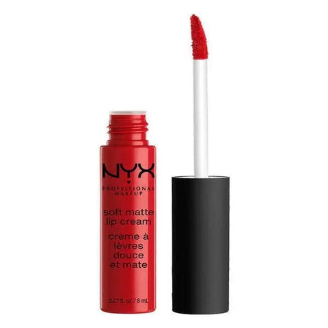 Nyx Soft Matte Lip Cream in Madrid, 8ml, by Jag Couture London - New York, featuring a smooth, matte lip color in a sleek tube.