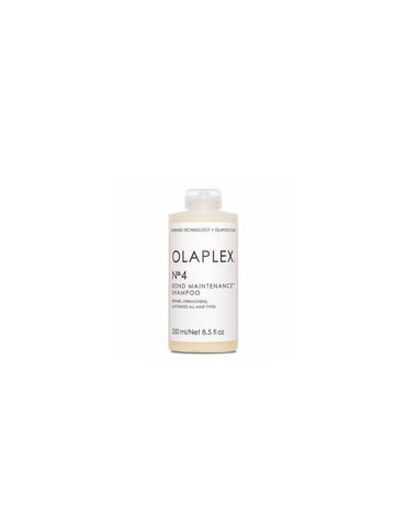 Olaplex Bond Maintenance Shampoo N 4 by Jag Couture London New York, 250ml bottle with sleek design and label visible