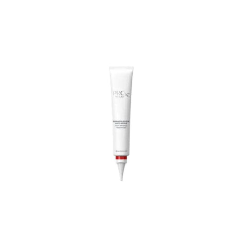 Olay ProX Deep Wrinkle Treatment in 30ml bottle, featuring smooth, clear packaging and the product label visible.