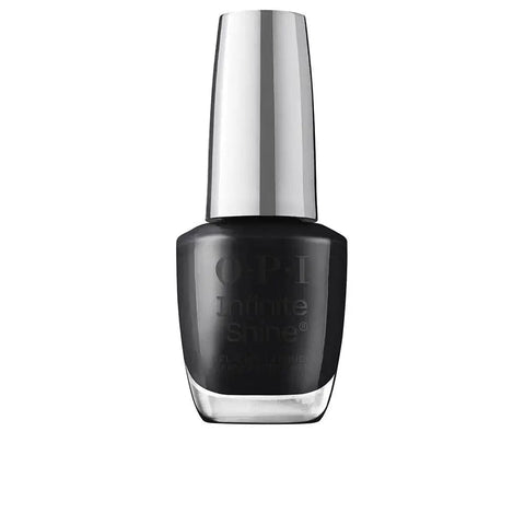 Jag Couture London OPI Infinite Shine gel-effect nail polish in Lady In Black, long-lasting 15ml bottle with glossy black finish