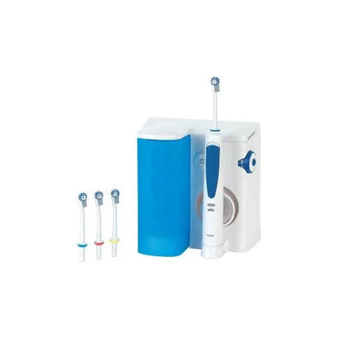 Oral B Oxyjet Professional Dental Irrigator with water jet, designed for effective oral hygiene by Jag Couture London New York