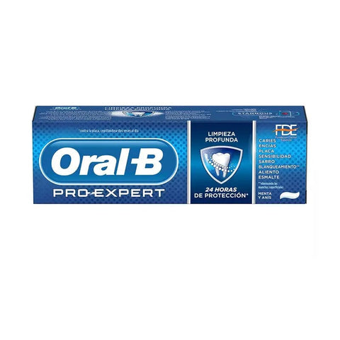Oral-B Pro Expert Deep Clean toothpaste in a 75ml tube, with packaging showing the Jag Couture London - New York branding.