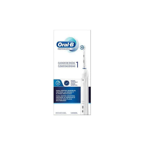 Jag Couture London New York electric toothbrush featuring Oral-B Professional Clean & Protect 1, with sleek design and brush head.