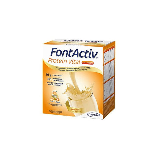 Jag Couture London - New York Ordesa Fontactiv Protein Vital Vanilla 14 Sachets