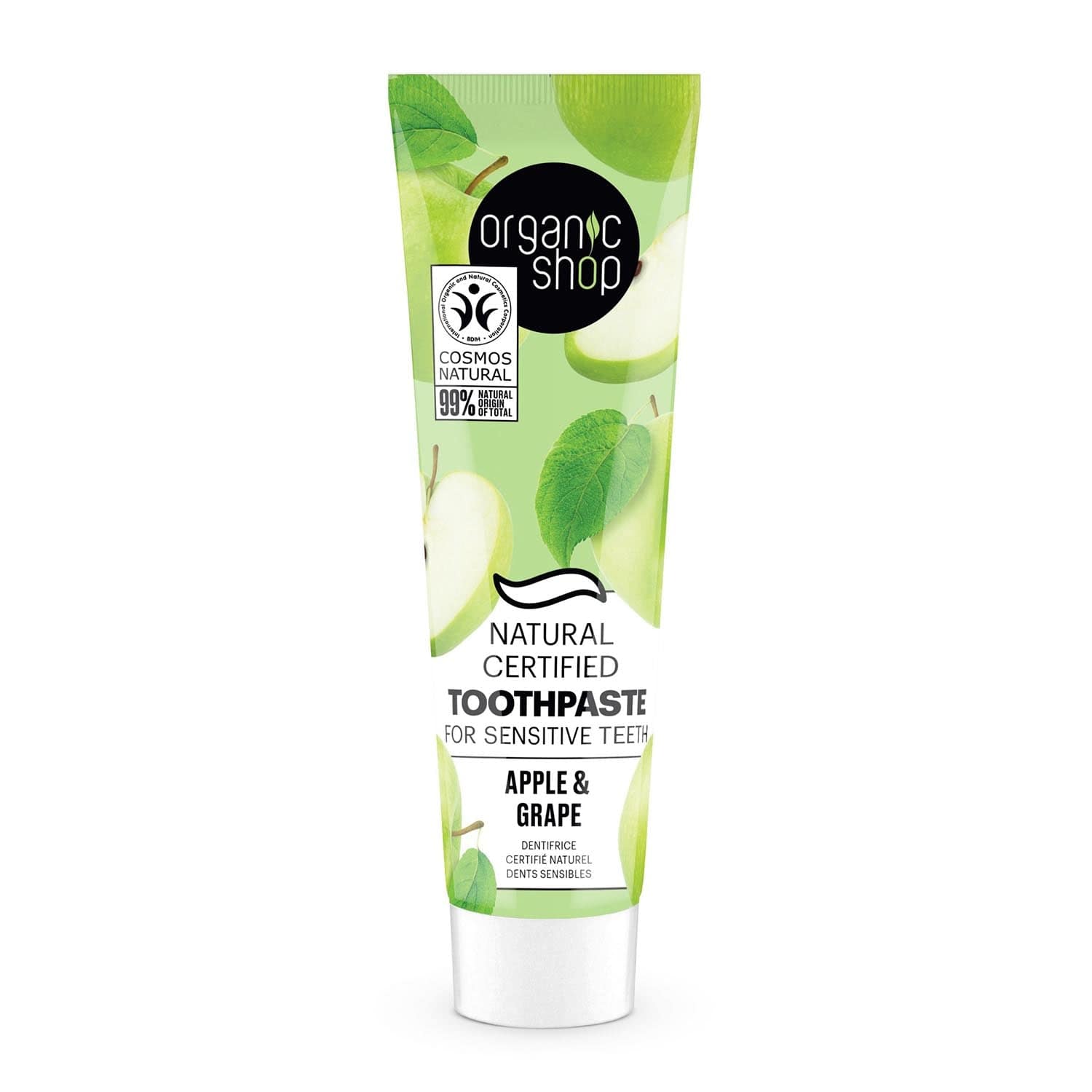 Jag Couture London - New York Organic Shop Apple Dentifrico Dientes Sensibles 100g
