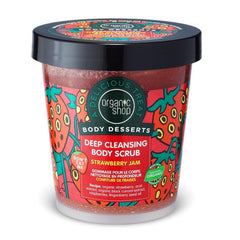 Jag Couture London - New York Organic Shop Body Deserts Exfoliante Deep Cleansing Strawberry 450ml