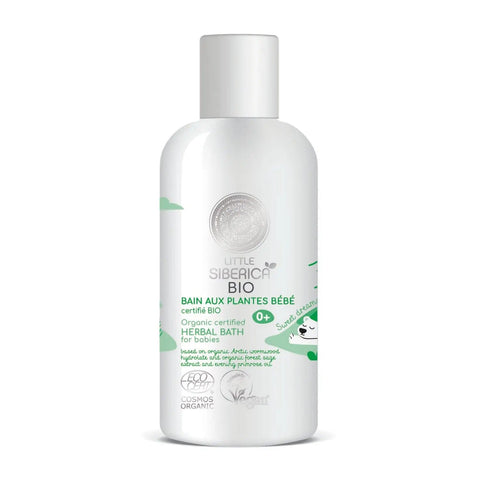 Organic Shop Organic People Bio Herbal Baby Bath Gel in 250ml bottle, featuring a gentle, herbal formula for delicate baby skin.
