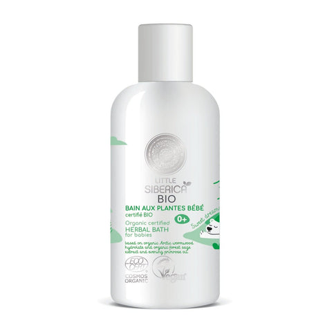 Organic Shop Organic People Bio Herbal Baby Bath Gel in 250ml bottle, natural herbal formula, gentle for delicate baby skin.