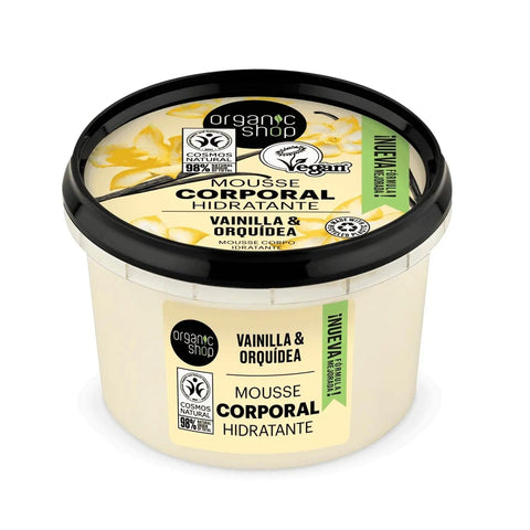 Jag Couture London Vanilla Bourbon Mousse Corporal Hidratante in 250ml bottle, creamy body moisturizer with vanilla and bourbon scent.