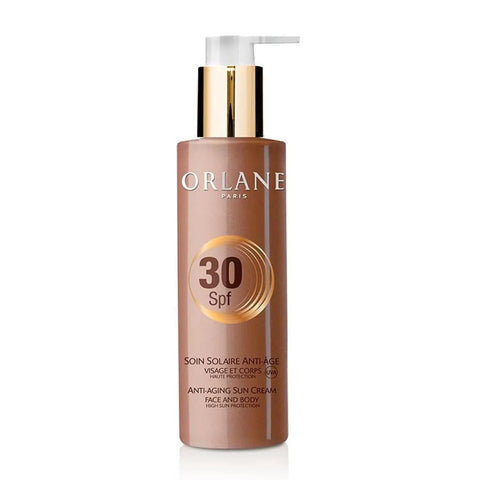 Jag Couture London New York Orlane Anti-Aging Crema Protector Solar SPF30 for face and body, 200ml, hydrating skincare product