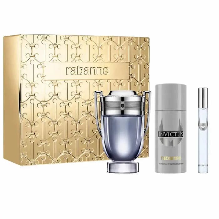Jag Couture London - New York Paco Rabanne Invictus Eau de Toilette Spray 100ml Set 3 Pieces