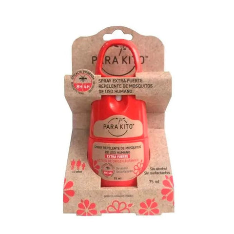 Jag Couture London New York Parakito Extra Strong Spray 75ml, a natural insect repellent with a sleek bottle design.