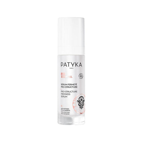 Jag Couture London New York Patyka Lift Essentiel Firming Serum 30ml bottle showing sleek packaging and product label.