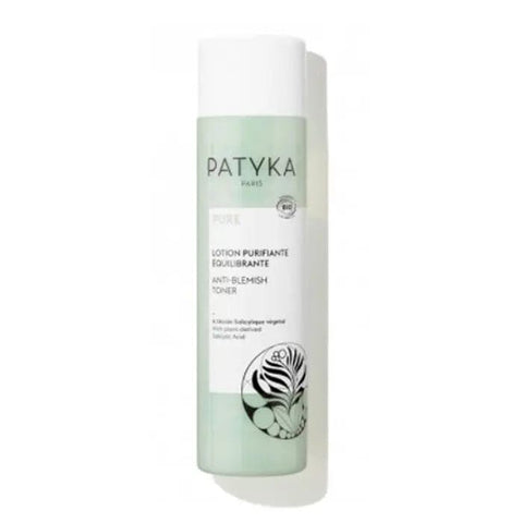 Jag Couture London New York Patyka Paris purifying and balancing lotion in 200ml bottle, shown with elegant packaging and product label.