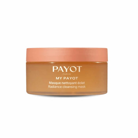 Jag Couture London New York Payot My Payot Radiance Cleansing Mask 100ml in a white jar with a silver lid, designed for glowing skin.
