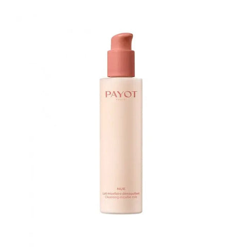 Jag Couture London New York Payot Nue Cleansing Micellar Milk 200ml bottle with pump for gentle facial cleansing.