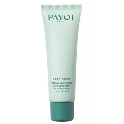 Jag Couture London Payot Pâte Grise Charcoal Mask 50ml in jar, featuring a black clay and charcoal formula for deep cleansing.