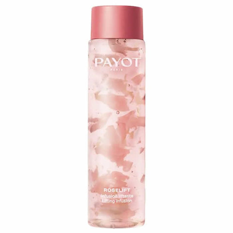 Payot Roselift Lifting Infusion 125ml in a clear bottle with a pump, showcasing the skincare product by Jag Couture London - New York.