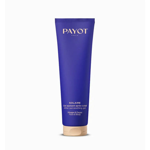 Payot Solaire Gel Calmante para después del sol en envase de 120ml, con textura suave y fórmula hidratante para piel sensible.