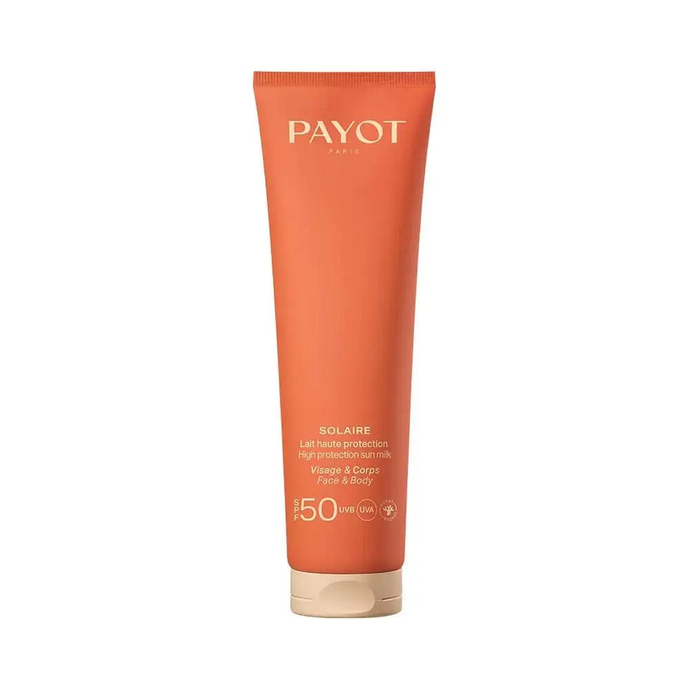 Jag Couture London New York Payot Solaire SPF50 Sunscreen Lotion in 120ml bottle, providing sun protection and hydration.