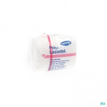 Elastic bandage Peha Lastotel Venda Elastica 4m x 10cm by Hartmann, shown rolled and ready for use.