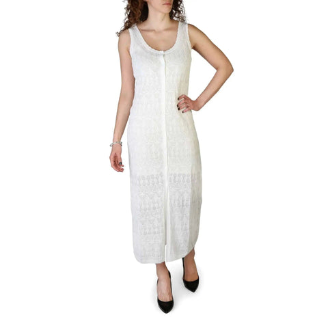 White Pepe Jeans Patty PL701851 jeans from Jag Couture London New York, shown on a model with a casual pose.
