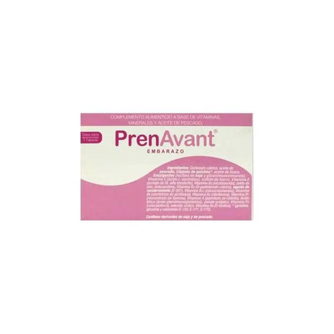 Persan Prenavant Pregnancy capsules by Jag Couture London New York, 30 softgel capsules for prenatal nutrition.