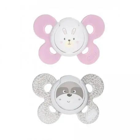 Jag Couture London - New York Physio Comfort Chupete De Silicona Para Niña 0-6 Meses 2 Unidades Chicco