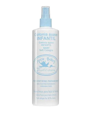 Jag Couture London New York Picu Baby Infantil Colonia Suave Spray 500ml, gentle baby fragrance in a spray bottle.
