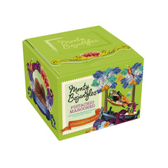 Jag Couture London - New York Pistachio Marooned gift box of pistachio flavoured cocoa dusted truffles with macaron drops