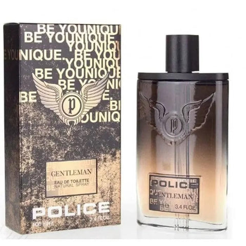 Jag Couture London Police Gentleman Eau De Toilette spray 100ml, sleek glass bottle with modern design.