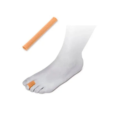 Prim Comforgel Finger Tube 2.5cm by Jag Couture London New York, showing 12 soft, flexible finger protective gel tubes.