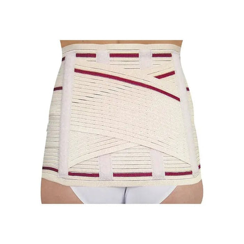 Prim Girdle Action 981 M by Jag Couture London New York, high-waisted shaping girdle with adjustable straps, beige fabric.