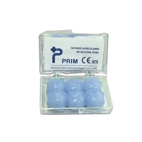 Prim Silicone Ear Plugs by Jag Couture London - New York, six-pack, soft silicone material for noise reduction and comfortable wear.