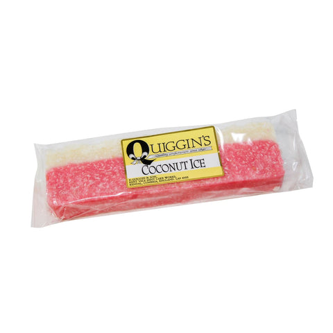 Pink and white coconut ice bar by Jag Couture London & New York, featuring a colorful, icy treat with coconut flavor.