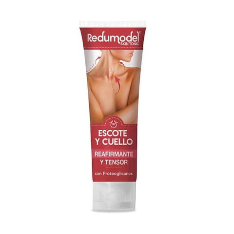 Jag Couture London Redumodel Skin Tonic for neckline and neck, 100ml, in a clear bottle with a white cap.