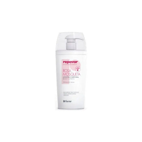 Repavar Regenerate Rosehip Body Lotion by Jag Couture London-New York, 500ml bottle with pump for nourishing skin.