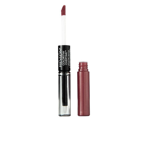 Revlon Colorstay Overtime Lipcolor in 380 Always Sienna, 2ml, with sleek packaging and applicator tips visible.