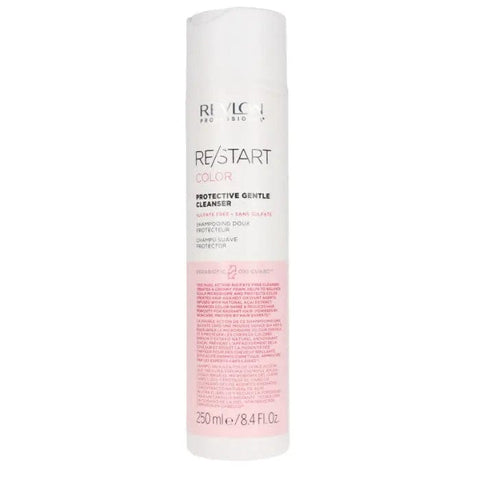 Revlon Re-Start Color Protective Gentle Cleanser 250ml bottle with label, designed for color-treated hair care.