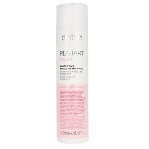 Revlon Re-Start Color Protective Micellar Shampoo in 250ml bottle, designed to gently cleanse and protect color-treated hair.