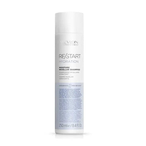 Revlon Re-Start Hydration Shampoo 250ml by Jag Couture London - New York, with clear view of the bottle and label.