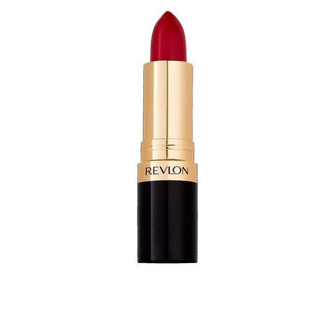 Revlon Super Lustrous Lipstick in shade 725 Love That Red, 3.7g, featuring a sleek tube and vibrant red color.