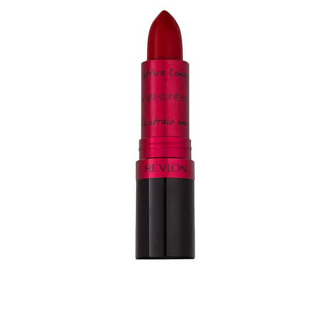 Revlon Super Lustrous Lipstick 745 Love Is On in 3.7g, featuring the lipstick tube with a vibrant shade, showcased on a neutral background.