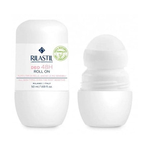 Jag Couture London New York Rilastil Deodorant Roll-On 50ml, smooth application with clear packaging and branding.