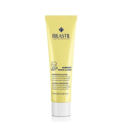 Rilastil Pasta with Water 100g by Jag Couture London - New York, a skincare product in a small jar with a white label.